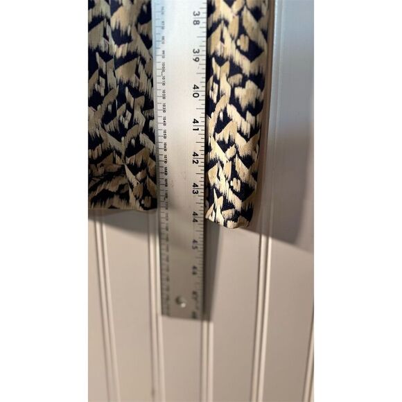 VTG Alexis Wrap Dress Size 4 80s Peplum Abstract Artsy Print Midi Retro Chic - Picture 7 of 8